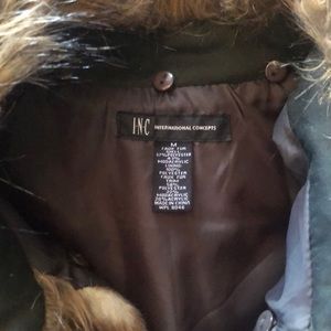 Faux INC fur vest!